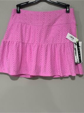 Kyodan Pink Eyelet Ruffle Skirt